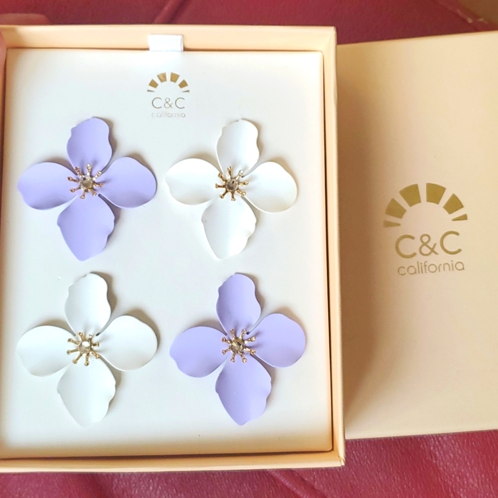 🟣 C&C California Lavender & White Flower